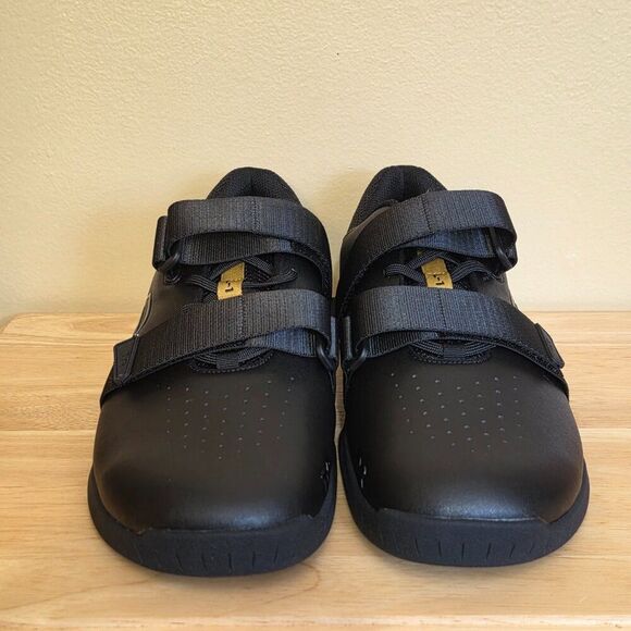 TYR L-1 Lifter Limited Edition Squat University Lifting Shoes Black Gold 11.5 - Picture 2 of 7